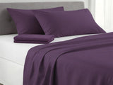 1000 Thread Count Cotton Rich Double Bed Sheet Set 4 Piece, Soft Feel Microfibre Blend, Solid C CVC-10DBL-LIL