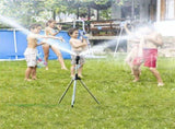 Rotating Tripod Sprinkler, 360 Degree Adjustable Garden Sprinkler with Telescopic Stainless Steel V1192-AZ-W-29988