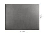 Artiss Tatami Mat Floor Mattress 3cm Thick Futon Mattresses Mellow Mat Rugs Living Room Grey TTM-MAT-200X200-GY