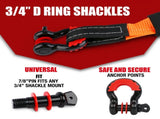 X-BULL 4WD Recovery Kit Snatch Strap / Recovery Tracks Gen3.0/ Mounting pins V211-AUEB-XBRK011XBRT016