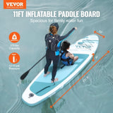 Inflatable Stand Up Paddle Board, 152 mm Wide SUP Paddleboard, with Board Accessories, Pump, Paddle, V952-CQJBPTKPTKBL13VK8V0