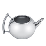 2L 201 Stainless Steel Teapot Coffee Tea Pot Kettle with Removable Infuser Filter V1294-YM0722-JY02106