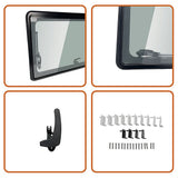 RV Caravan Camper Van Hinged Push Out Window Motorhome Exit Window 900mm x 500mm V63-847631