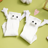 4 Pair Couple Holding Hands,Funny Magnetic Suction 3D Doll,Unisex Mid-Tube,Novelty V1259-DP01-A-3034