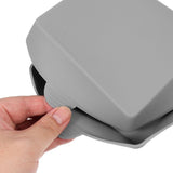 2Pcs Silicone Bread Mold Grey Rectangular Nonstick Baking Supply V1370-AZ4-15247