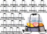 20 Pack Clear Drawstring Bags Bulk Stadium Approved Backpack for Sport Events Concerts Travel Beach V1259-DP01-A-5506
