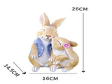 Kisses Rabbits Cute Rabbit Resin Garden Ornament - Charming Outdoor Decor V888-ELOSUNG28685