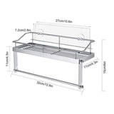 JWDX Rack Clearance! with Shelf Basket Holder Wall Towel for Kitchenbathroom Storage Paper Adhesive V1189-LWWAL-20260325-03041