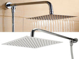 G1/2 Thread 25cm Wall Mounted Shower Stainless Steel Bathroom Rainfall Shower AccessoriesShower V1294-YM0901-3112200111012