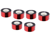 6PCS Bird Deterrent Reflective Scare Tape Bird Repellent Ribbon for Garden Supplies Silver Red V1294-YM0901-3111210189211