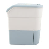 Cosmetic Storage Box 2 Layers Drawer Large Capacity Portable Makeup Storage Box with Handle for Nail V1294-YM0626-3117220310312