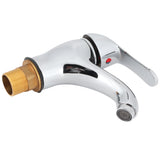 G1/2 Kitchen Faucet Copper Hot and Cold Water Tap for Wash Basin Bathroom Cabinet Lavatory V1294-YM0901-3112210039411