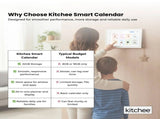 Kitchee 10" Digital Calendar Smart Family Planner - 25.5cm Touchscreen White V238-SUPDZ-42012314927184