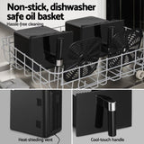 Devanti Air Fryer Oven 11L Dual Zone Fryers AF-K-11L-BK