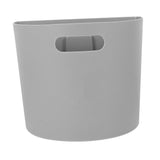 1Pc Kitchen Waste Bin Wall-Mounted Hanging Garbage Container Grey V1366-AZ2-W-21158