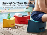 4-Pack Lightweight Foldable Portable Stools Camping & Hiking Stools, Pocket Chairs, Hiking V1188-MS-909-027
