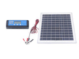 Solar Panel Kit 50W 18V with MPPT Waterproof Charge Controller 3meter Battery Clamp for Outdoor RV V1294-YM0710-3111230293011