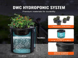 RDWC Hydroponics Grow System, Hydroponic Growing Kit with Top Drip, Recirculating Deep Water Culture V952-SSSPXT41T8INE1FIBV3