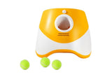 Dog Ball Launcher Thrower Automatic Tennis Fetch Throwing Machine with 3 Balls -Orange V1263-JX-6251-1