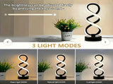 White Infinity-Shaped Night Light 2-Pack Night Light Ambient Lighting Modern Home V1347-124-WHI-46792
