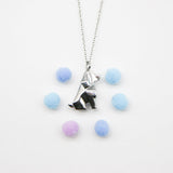 Gift Box - Dog White Gold Aroma Necklace Purify Oil Blend V760-GBAJ - 26