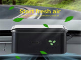 Rechargeable Solar Air Purifier for Desk, Car, Kitchen - Red, ABS Texture V1263-JX-4805