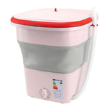 16L Portable Washing Machine with Soft Spin Function Drain Pipe 65W Fully Automatic Portable Washer V1294-YM0901-3113230329317