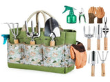Complete Garden Tool Set with Tote Bag-Green V1107-119-33814