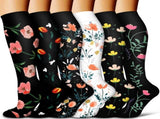 6Pairs Compression Socks for Women and Men - Best for Circulation, Running, Athletic, Recover, V1189-LWWAL-20260325-00648
