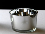 40 Bulk Pack Silver Mercury Glass Votive Candle Holders Set For Wedding, Bridal And Baby Shower, V382-SILX40