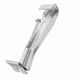 5 Inch Aluminum Gutter Hangers with Assembled Screw - Hidden Brackets for Rain Gutter Support, 50 V1370-AZ4-10473