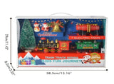 Christmas Train Set Electric Train with Lights and Music Railway Tracks Set Battery Operated Tracks V1294-YM0717-10350963