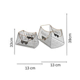 Set 2 Nested Tropea 'Family' Baskets 45x30cm V637-59514BSK