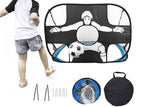 2 in 1 Portable Foldable Soccer Goal with Detachable Target - Blue V1308-DSZKI-100-1