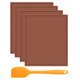 Silicone Dehydrator Sheets Edge, Fruit Leather Trays for Liquid Fruits Meat Vegetables Herbs V1369-AZ3-W-11737