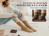 Women's Solid Mid Calf Socks, 2026 New Cozy Soft Comfy Warm Thick Cute Knit Crew Socks Multipack for V1258-DP02-C-2476
