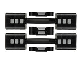 Centra A Pair 2.8KG-10KG Dumbbells Black SP1019-5KG-BK