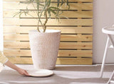 Tall Planter Set of 2 Round Tapered Plant Pots 53 cm for Outdoor Indoor V952-YZXMS21YCDTPKF8OSV0