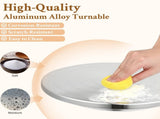 7.8 Inch Banding Wheel,Wheel Turnable Aluminium Alloy Metal Sculpting Wheel Rotate with Ball V1192-AZ-W-0133