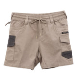 Mens Cargo Cotton Work Shorts 10 Pockets Tradies Utility Pants Workwear Trousers, Khaki, 32 V474-739031