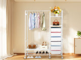 Levede 94CM Clothes Rack Stand Heavy Duty Hanging CR1012-6-WH