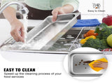 Hotel Pans Full Size 2.5 Inch Deep, Steam Table Pan 6 Pack , 22 Gauge/0.8mm Thick Stainless Steel V952-CP20X12X2YCTZ6001V0