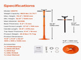 Underhoist Support Stand, 3/4 Ton Capacity Under Hoist Jack Stand, Lifting from 52.8 to 76 in, V952-QCSJJAQZJYXDZXD1EV0