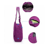 purplish red Brown Purple Travel Tote Bag Travel Accessories Spacious Tote Durable Bag Travel Bag V1347-127-BRO-34529