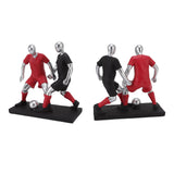 Resign Football Player Statue Soccer Sculpture Figurine Football Statue Decor Soccer Miniatures V1294-YM3115220103011-0421