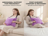 Hysterectomy Recovery Pillow with 2 Pocket for Abdominal Surgery, Hysterectomy Recovery Must Haves V1107-115-85820-BLU