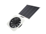 Solar Panel Fan Kit Solar Exhaust Fan 100W Solar Powered Panel with 10inch Round Fan for Greenhouse V1294-YM0706-3114230113612