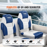 Boat Seats, 555 mm High Back Boat Seat, Folding Boat Chair with Thickened Sponge Padding and Hinge, V952-ZDCZYGKB2J00F5L1EV0