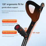 Folding Crutch Sports Outdoor Elbow Crutch / Walking Stick with Thickened Anti-Slip Heavy-Duty V1265-JJ-02