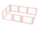 Dog Whelping Box, 1.54x1x0.6 m Plastic Dog Whelping Pen for Medium Sized Dogs, Waterproof V952-GYZXZJZJSLDCQPAG3001V0